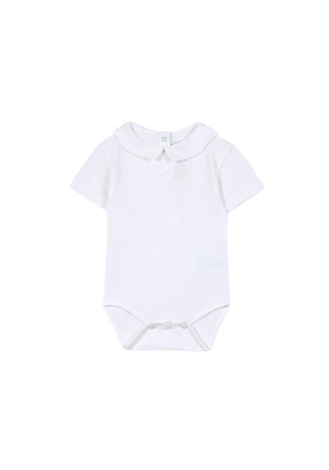 White Cotton Bodysuit With Monogram Logo TARTINE ET CHOCOLAT | TY1108101