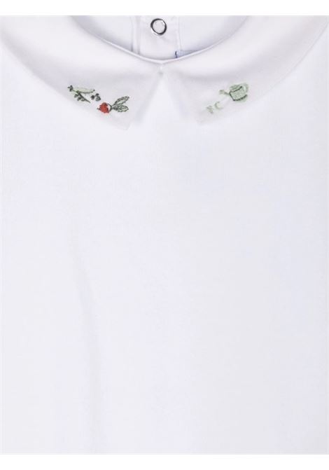 White Bodysuit With Gardening Embroidery TARTINE ET CHOCOLAT | TY1109152