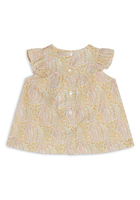 Yellow and Pink Liberty Fabric Blouse TARTINE ET CHOCOLAT | TY1200132