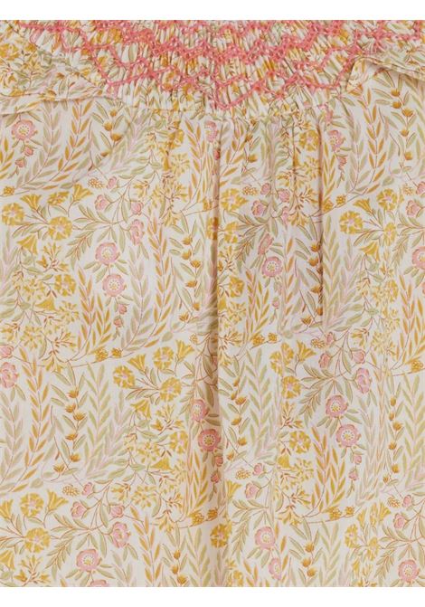 Yellow and Pink Liberty Fabric Blouse TARTINE ET CHOCOLAT | TY1200132