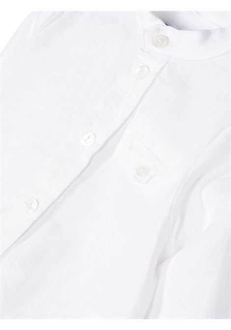Camicia In Lino Bianco Con Collo Coreano TARTINE ET CHOCOLAT | TY1210101