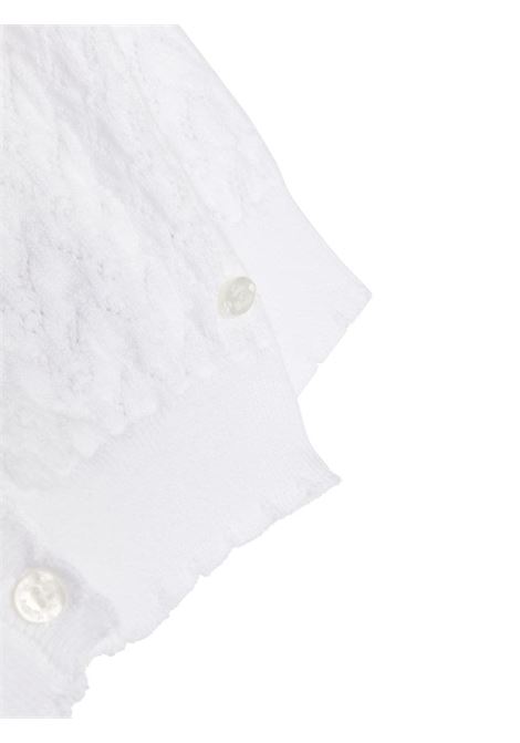 White Cardigan In OpenWork Knit TARTINE ET CHOCOLAT | TY1800101