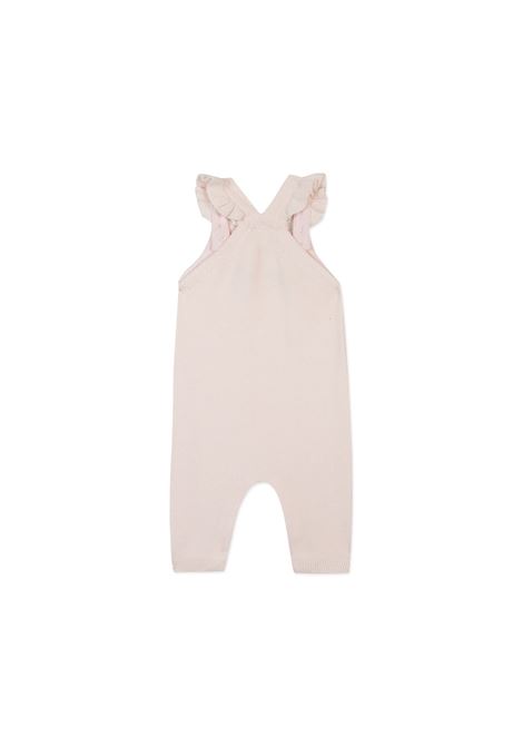 Pale Pink Long Dungarees With Embroidery TARTINE ET CHOCOLAT | TY2000031