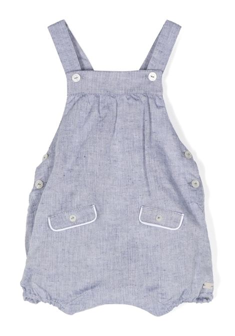 Blue Linen and Cotton Dungarees TARTINE ET CHOCOLAT | TY2102040