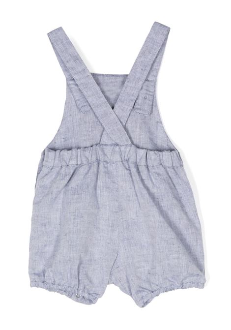 Blue Linen and Cotton Dungarees TARTINE ET CHOCOLAT | TY2102040