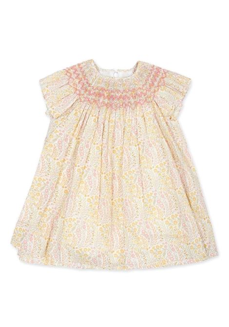 Yellow And Pink Liberty Fabric Dress TARTINE ET CHOCOLAT | TY3000132
