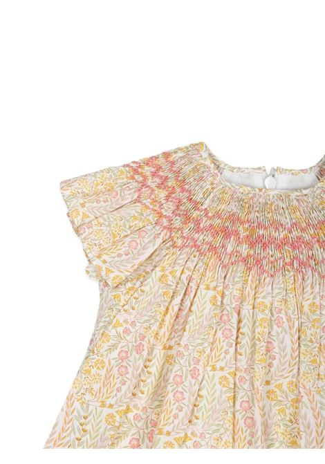Yellow And Pink Liberty Fabric Dress TARTINE ET CHOCOLAT | TY3000132