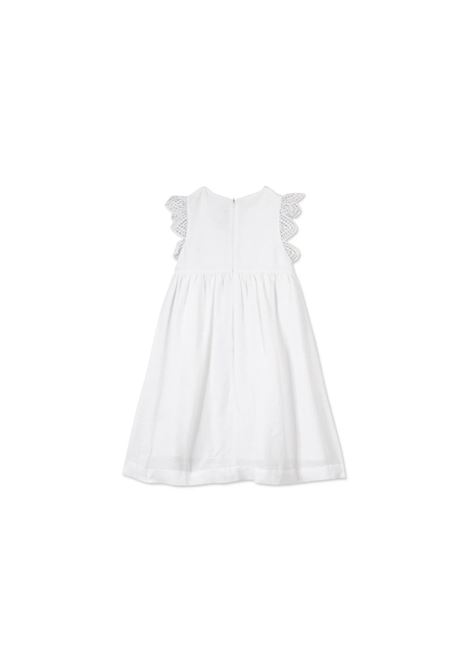 White Sleeveless Dress With Lace  TARTINE ET CHOCOLAT | TY3004201