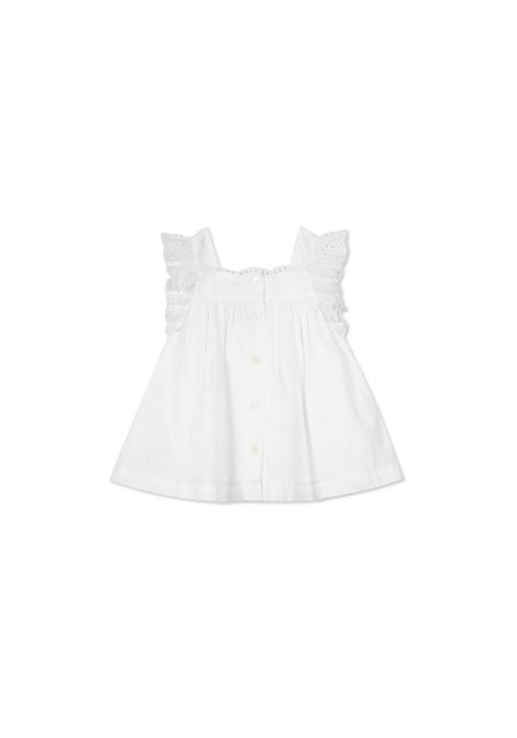 White Dress With Sangallo Lace TARTINE ET CHOCOLAT | TY3014101