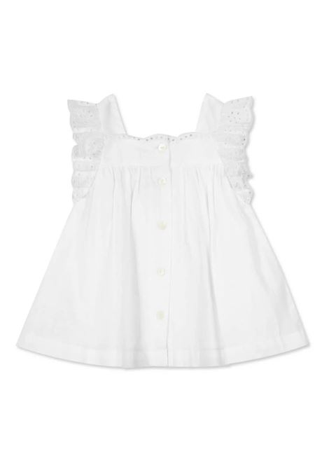 White Dress With Sangallo Lace TARTINE ET CHOCOLAT | TY3014101
