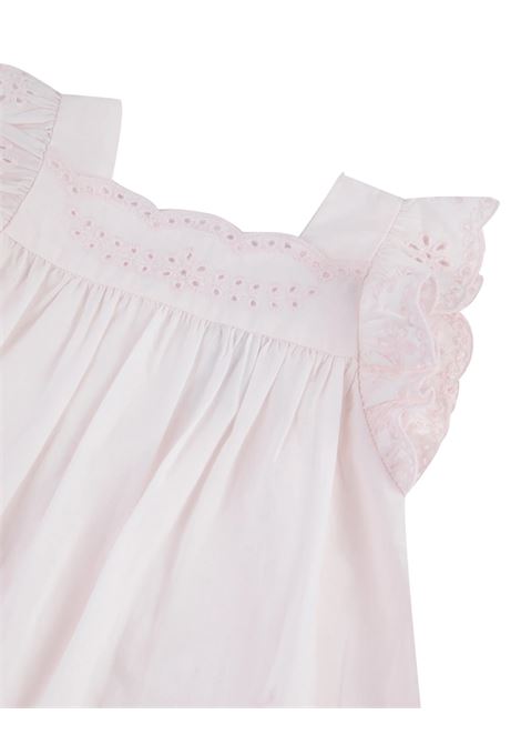 Pale Pink Dress With Sangallo Lace TARTINE ET CHOCOLAT | TY3014131