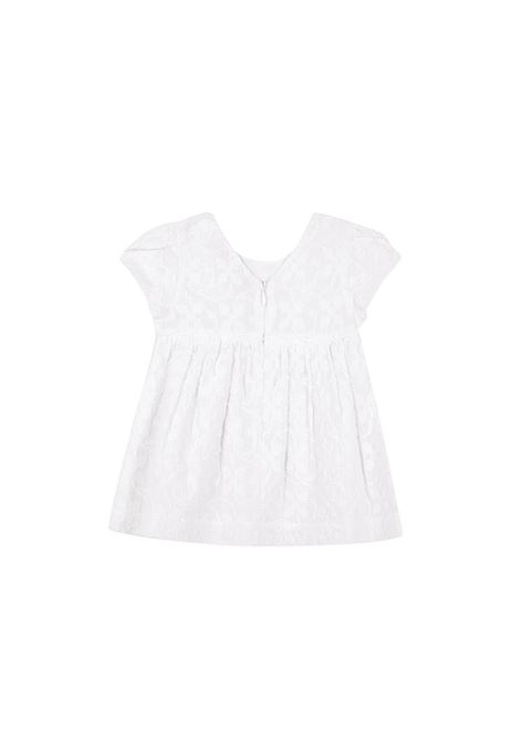 Embroidered White Short-Sleeved Dress TARTINE ET CHOCOLAT | TY3019101