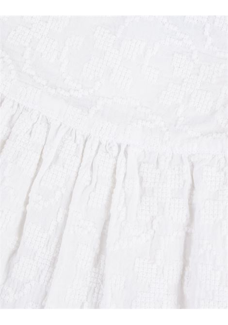 Embroidered White Short-Sleeved Dress TARTINE ET CHOCOLAT | TY3019101