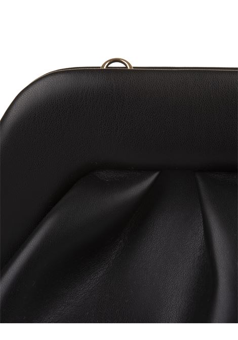 Black Tia Vegan Fabric Clutch Bag THEMOIRE | TMSS24TN1