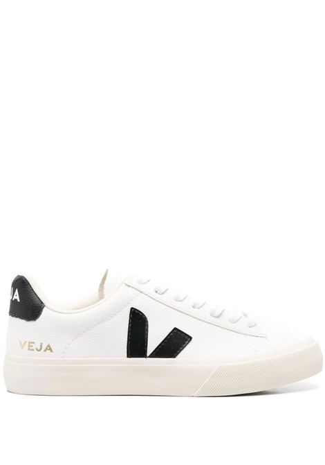 Campo Chromefree Sneakers In White/Black VEJA | CP0501537-WHITE