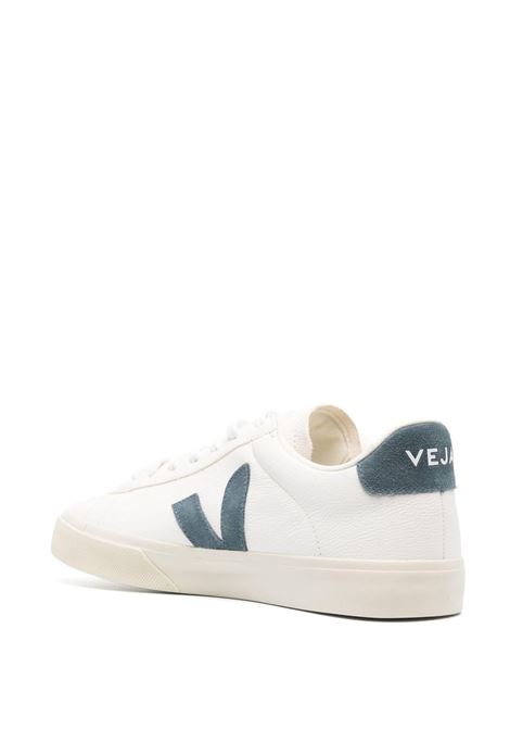 Campo Chromefree Sneakers In White/Blue VEJA | CP0503121WHITE