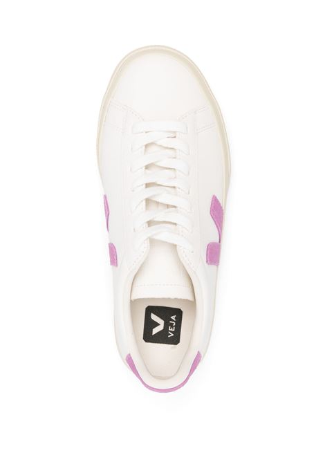 Sneakers Campo Chromefree In White/Mulberry VEJA | CP0503493WHITE