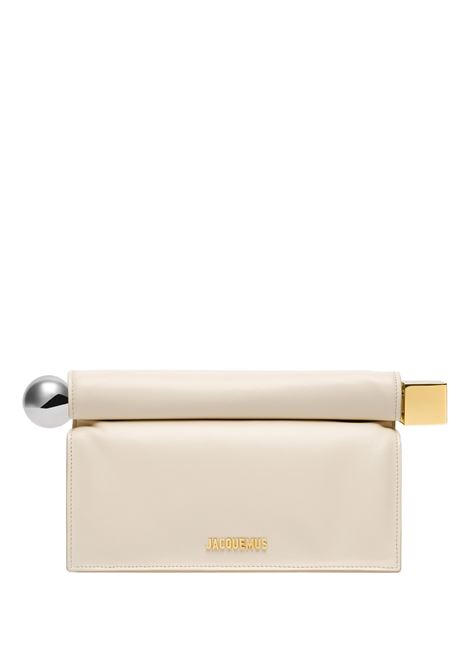 La Pochette Rond Carré Avorio Chiaro JACQUEMUS | 233BA356-3171115