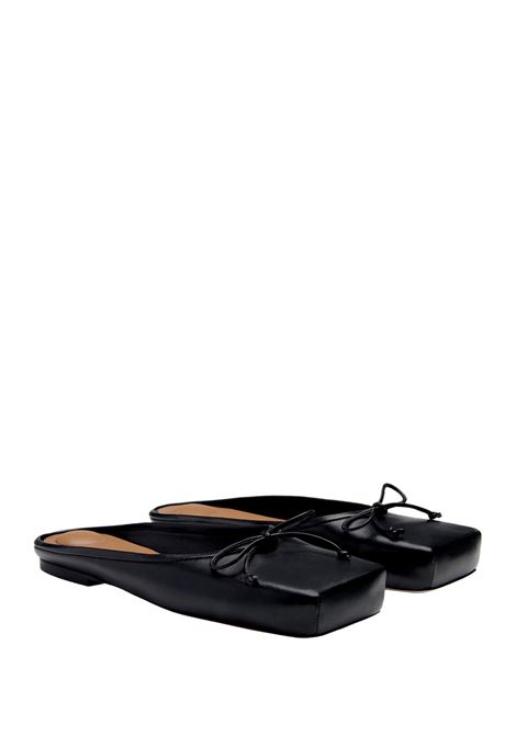 Black Les Ballets Mules With Square Toe JACQUEMUS | 233FO013-3073990