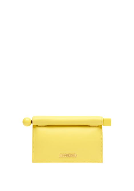 La Petite Pochette Rond Carr? In Yellow JACQUEMUS | 241BA392-3171250