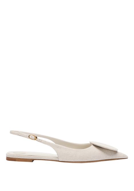 Les Slingbacks Duelo Plates In Light Greige JACQUEMUS | 241FO077-3071140