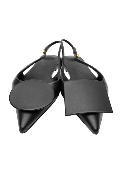 Les Slingbacks Duelo Plates In Black JACQUEMUS | 241FO077-3073990