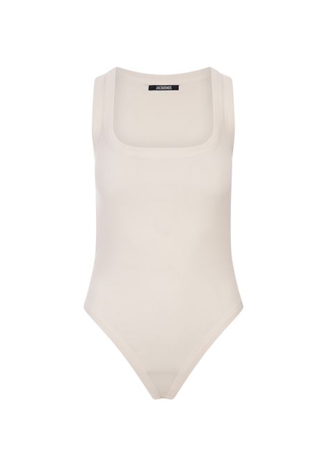 White Le Body Gros Grain Top JACQUEMUS | 241JS159-2032100