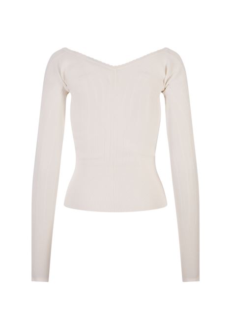 White Le Haut Pral? Top JACQUEMUS | 241KN357-2358110