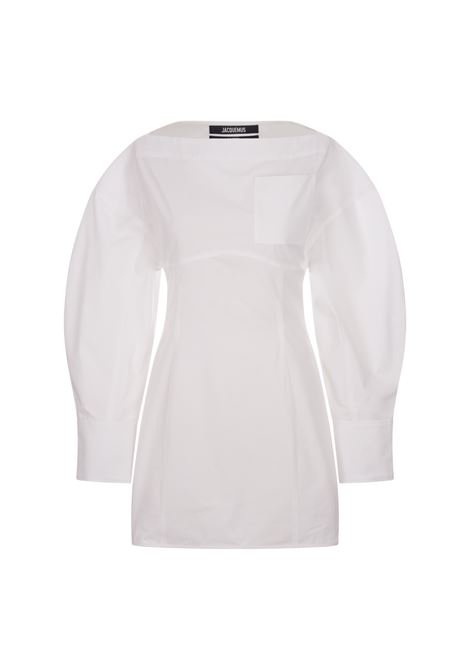 White La Robe Chemise Casaco Dress JACQUEMUS | 243DR199-1520100