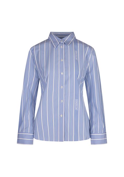 La Chemise De Costume In Blue/White JACQUEMUS | 243SH064-16913EV