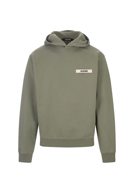 Le Hoodie Gros Grain In Light Green JACQUEMUS | 245JS247-2036512