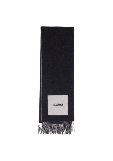 Black La Rond Carr? Scarf JACQUEMUS | 246AC687-5202090