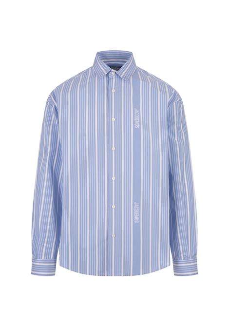 Camicia La Chemise Simon Bianca e Azzurra JACQUEMUS | 246SH001-16913EV