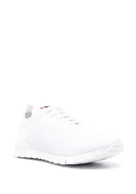 White ''FIT'' Running Sneakers KITON | DSSFITSN0080901