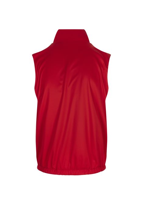 Smanicato Reversibile In Rosso e Grigio KITON | UW2060V0830F05/000