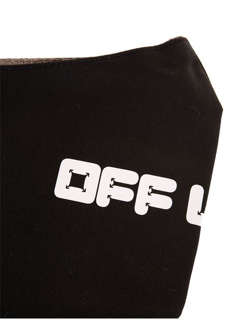 Black Logo print Face mask Man OFF-WHITE | OMRG003F21FAB0021001