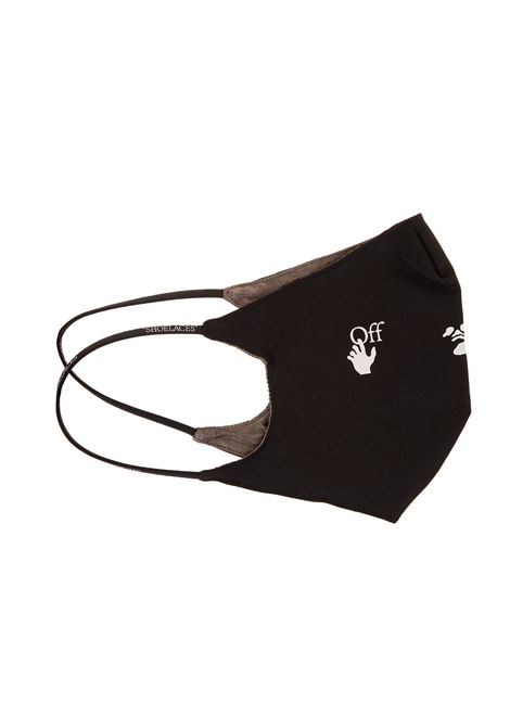 Black Swimm logo-print face mask Man OFF-WHITE | OMRG003F21FAB0051001