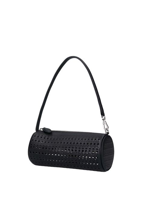 Black Leather Tube Bag ALAIA | AA1S02421CA262999