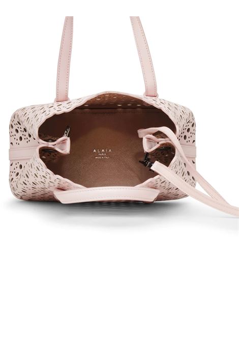 Mina 20 Tote Bag in Pink Vienne Calf ALAIA | AA1S06720C0A44420