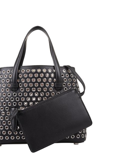 Mina 20 Bag In Black Leather With Studs ALAIA | AA1S06720CA139999