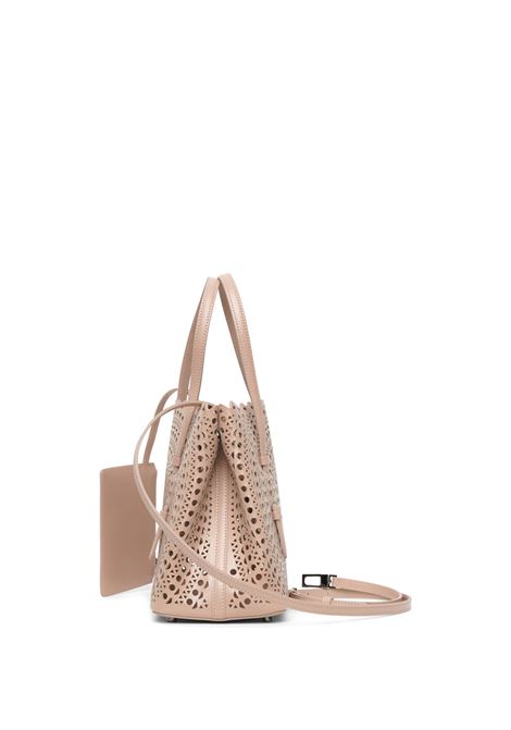 Mina 25 Tote Bag in Sand New Vienne Calf ALAIA | AA1S06725C0I61124