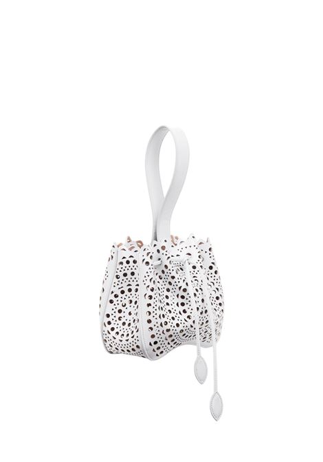 Vienne Rose Marie 16 Bag In White ALAIA | AA1S01216C0I61010