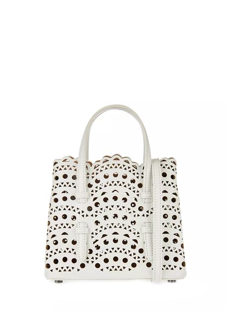 White Mina 16 Micro Bag ALAIA | Bags | AA1S06716C0A29010