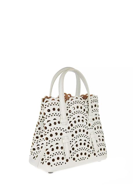 White Mina 16 Micro Bag ALAIA | AA1S06716C0A29010