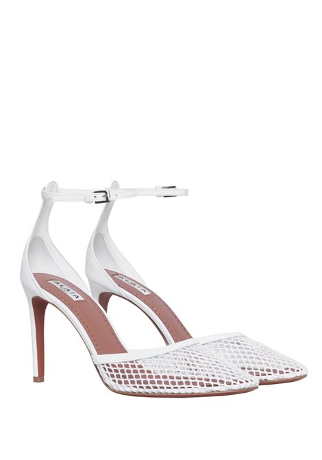 White Mesh Pumps ALAIA | AA3E049TK007010