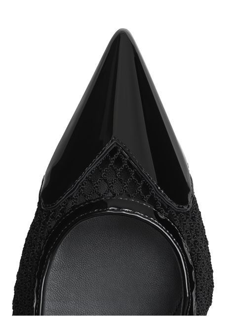 Le Coeur Slingback In Black Mesh ALAIA | AA3E057CK204999