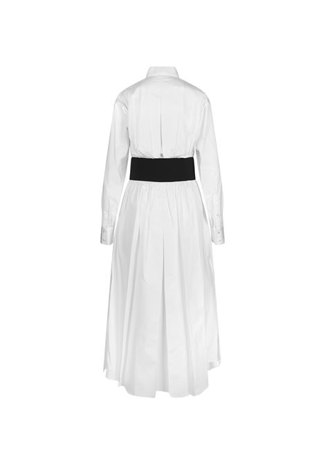 White Shirt Dress With Belt ALAIA | AA9R13426T611000