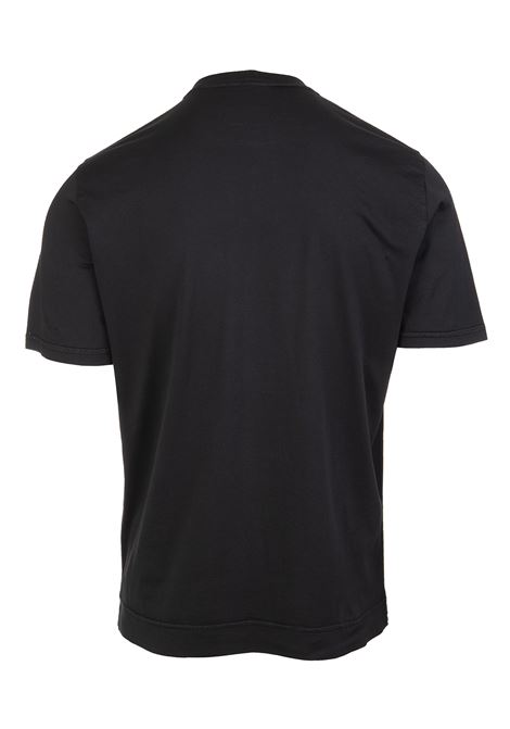 Basic T-Shirt In Black Giza Jersey FEDELI | 010336