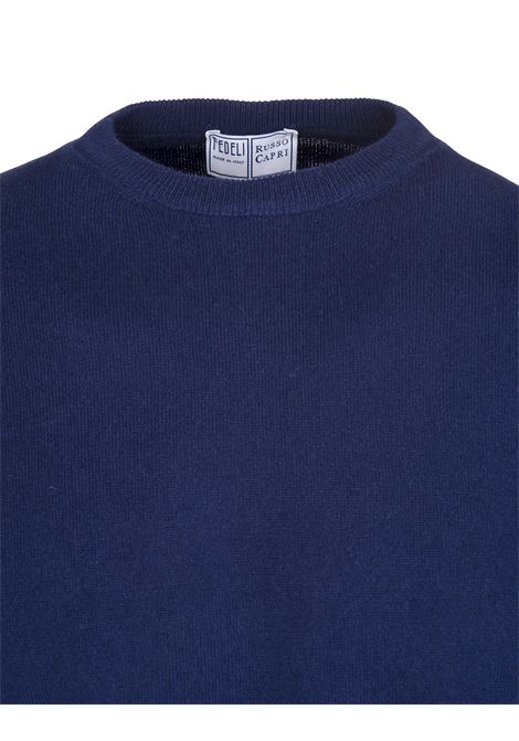 Night Blue Arg Vintage Pullover FEDELI | 08006BRITISH