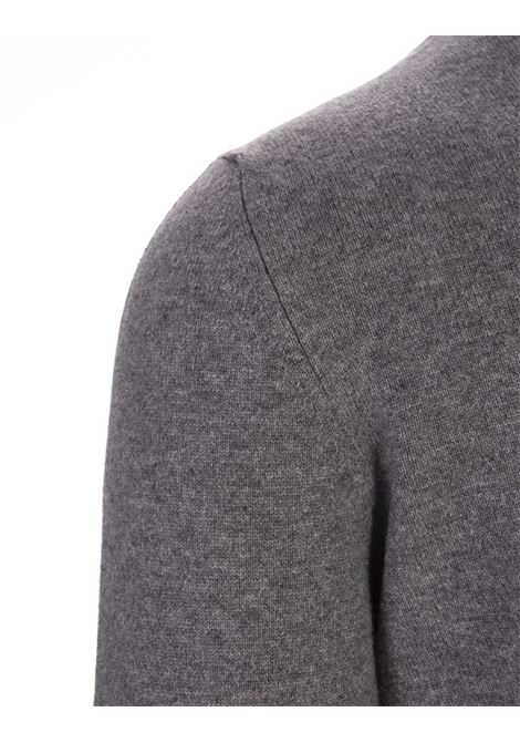 Grey Cashmere Crew Neck Pullover FEDELI | 061075